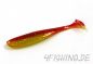 Preview: KEITECH Easy Shiner CHARTREUSE SILVER RED in 3" - aromatisierter Topgummi aus Japan