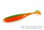 Preview: KEITECH Easy Shiner UV LIME /ORANGE in 3" - aromatisierter Topgummi aus Japan