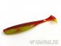 Preview: KEITECH Easy Shiner CHARTREUSE SILVER RED in 5" - aromatisierter Topgummi aus Japan