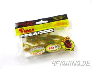 Lucky John Pro Series TIOGA in 2,4" (6,1 cm) in OSAKA PUMPKIN - der Barsch- & Forellenkiller!!!