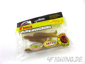 Lucky John Pro Series TIOGA in 2,4" (6,1 cm) in GREEN PUMPKIN - der Barsch- & Forellenkiller!!!