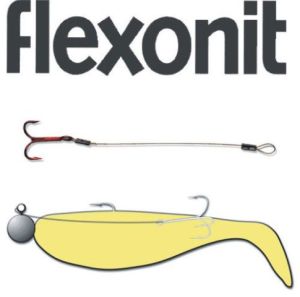 "FLEXONIT" STINGER HOOK für Köder von 12 - 14 cm Länge