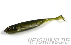 Fisch Arrow "Flash J Shad" in 4 Inch (ca. 9,5 cm) "WATERMELON / SILVER"