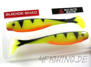 Big Bite Baits 7" SUICIDE SHAD in SILK TIGER II