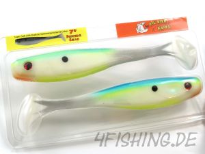 Big Bite Baits 7" SUICIDE SHAD in CITRUS SHAD