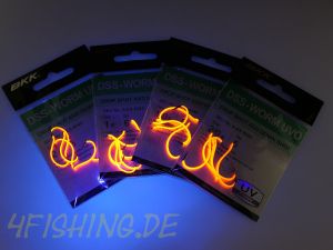 BKK DSS-WORM UVO - der UV-aktive DROP-SHOT-Spezialhaken der Profis!!!