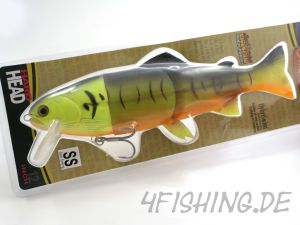 Castaic Hard Head Real Bait 12" (30,5 cm) in FIRETIGER (slowsinking)