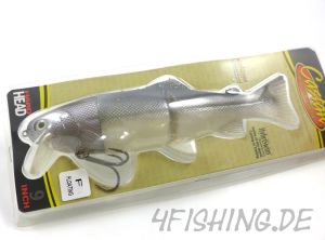 Sonderfarbe Castaic Hard Head Real Bait 9 Inch (23 cm) - SILVER SHINER WHITE BELLY