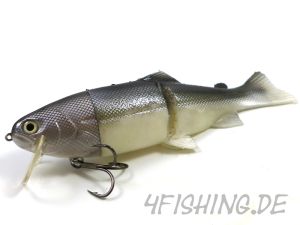 Sonderfarbe Castaic Hard Head Real Bait 9 Inch (23 cm) - SILVER SHINER WHITE BELLY