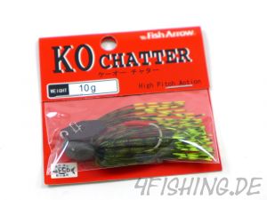 Der KO CHATTER 10 von FISH ARROW - der ultimative Chatterbait auf Barsch & Co.