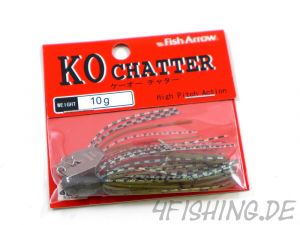 Der KO CHATTER 10 von FISH ARROW - der ultimative Chatterbait auf Barsch & Co.