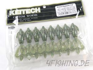 Der Crazy Flapper von KEITECH in 2,8" Farbe WATERMELON FLASH