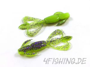 Der Crazy Flapper von KEITECH in 2,8" Farbe PURPLE CHARTREUSE (BA-EDITION)