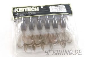 Der Crazy Flapper von KEITECH in 4,4" Farbe ELECTRIC SMOKE CRAW