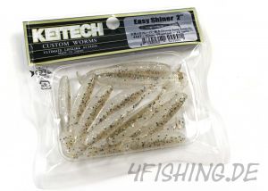 KEITECH Easy Shiner SILVER PHANTOM in 2" - aromatisierter Topgummi aus Japan