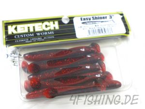 KEITECH Easy Shiner BLACK CHERRY in 3" - aromatisierter Topgummi aus Japan