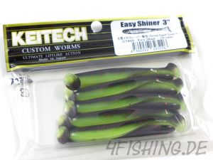 KEITECH Easy Shiner FIRE SHAD in 3" - aromatisierter Topgummi aus Japan