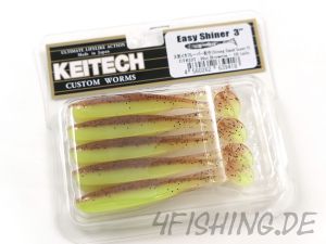 KEITECH Easy Shiner HOT BROWNIE in 3" - aromatisierter Topgummi aus Japan