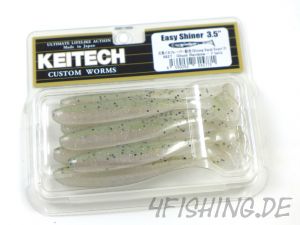 KEITECH Easy Shiner GHOST RAINBOW in 3,5" - Topgummi aus Japan