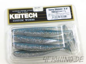 KEITECH Easy Shiner HASU (SILVER SHINER) in 3,5" - Topgummi aus Japan