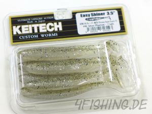 KEITECH Easy Shiner SILVER PHANTOM in 3,5" - Topgummi aus Japan