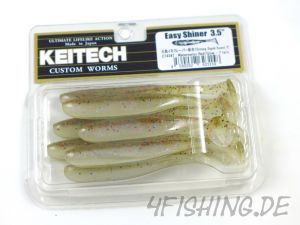 KEITECH Easy Shiner WATERMELON RED / GLOW in 3,5" - Topgummi aus Japan