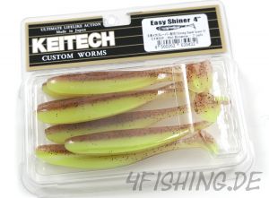 KEITECH Easy Shiner HOT BROWNIE in 4" - aromatisierter Topgummi aus Japan