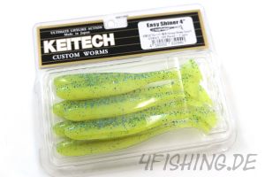 KEITECH Easy Shiner UV PERCH in 4" - aromatisierter Topgummi aus Japan