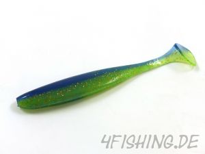 KEITECH Easy Shiner LIME / BLUE in 5" - aromatisierter Topgummi aus Japan