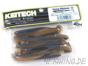 KEITECH Easy Shiner BLUE BACK CINNAMON in 3" - aromatisierter Topgummi aus Japan