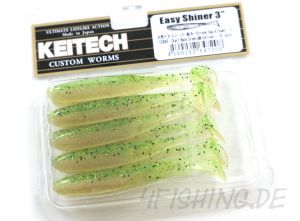 KEITECH Easy Shiner CHART BACK GREEN (AM-Edition) in 3" - aromatisierter Topgummi aus Japan