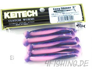 KEITECH Easy Shiner LEE LA BUBBLEGUM in 3" - aromatisierter Topgummi aus Japan