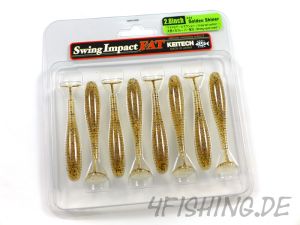 KEITECH 2,8" FAT Swing Impact - Farbe GOLDEN SHINER
