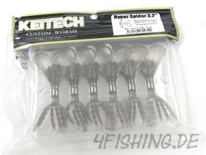 Keitech 3,2" HYPER SPIDER in ELECTRIC SHAD