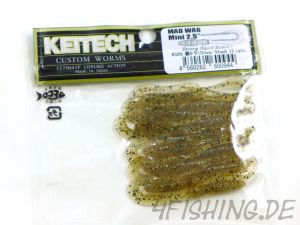 Keitech MAD WAG MINI 2,5" - der Wurmtwister #320 SILVER SHAD