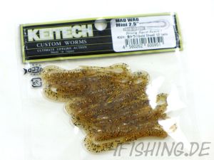 Keitech MAD WAG MINI 2,5" - der Wurmtwister #321 GOLD SHAD