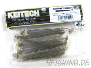 KEITECH Swing Impact in 3 Inch SILVER FLASH MINNOW