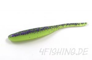 KEITECH Shad Impact PURPLE CHARTREUSE (BA-EDITION) in 3"