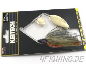 KEITECH TEE-BONE SPINNERBAITS TANDEM WILLOW