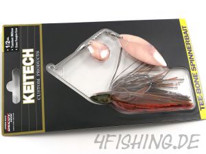 KEITECH TEE-BONE SPINNERBAITS TANDEM WILLOW