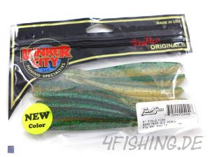 Lunker City Fin-S Fish in 4" MEGA GLO PERCH