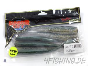 Lunker City Shaker in 6" (ca.16cm) GREEN HALO