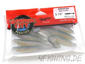 Der SWIMFISH in 3,75" von LUNKER CITY - AURORA