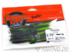 Der SWIMFISH in 2,75" von LUNKER CITY - TWO FACE (BA-EDITION)