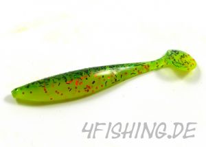 Der SWIMFISH in 3,75" von LUNKER CITY - FIRE PERCH