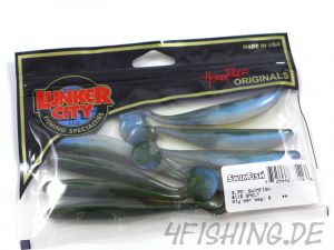 Der SWIMFISH in 3,75" von LUNKER CITY - SMELT