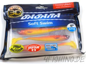 NEUHEIT: Der BASARA SOFT SWIM in 5" (ca. 13,5 cm) von Lucky John in versch. Farben