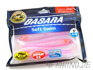 NEUHEIT: Der BASARA SOFT SWIM in 5" (ca. 13,5 cm) von Lucky John in versch. Farben