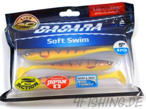 NEUHEIT: Der BASARA SOFT SWIM in 5" (ca. 13,5 cm) von Lucky John in versch. Farben