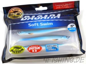 NEUHEIT: Der BASARA SOFT SWIM in 5" (ca. 13,5 cm) von Lucky John in versch. Farben